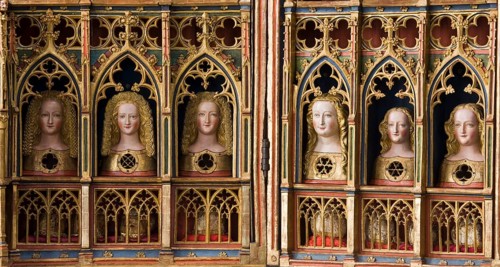 Ursula altar, reliquary busts of St Ursula of Cologne and her companions, right part, St, Saint,