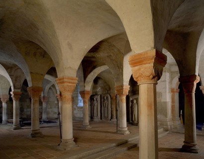 Crypt, interior of south-east, St., Saint, Saint