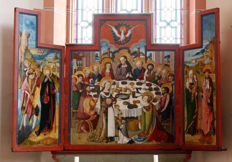 Side altar in the southern side choir, St., Sankt, Saint