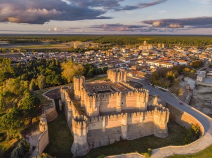 Coca castle, XV century, Gothic-Mudejar, Coca, Segovia province, Spain