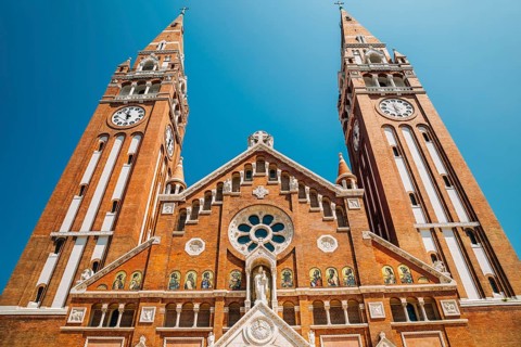 The Votive Church and Cathedral of Our Lady of Hungary in Szeged, Hungary