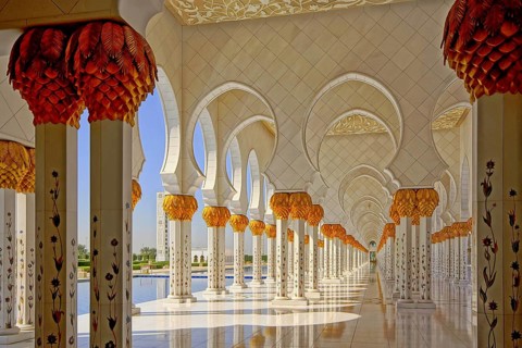 Sheik Zayed Mosque, Sheikh Zayed Mosque, Grand Mosque, Abu Dhabi, Middle East, Emirate, United Arab
