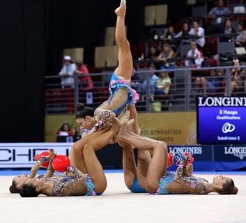 Sofia, Bulgaria - 15 September, 2018: Team United States of America performs during The 2018