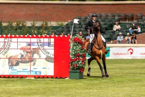Jose Antonio Chedraui Equia of Mexico riding H-Lucky Retto compete in the 1.60m RBC Grand Prix of