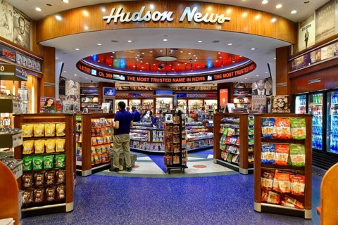 A well-lit shop with a wide range of magazines and snacks, Manhattan, Brooklyn, New York City, New