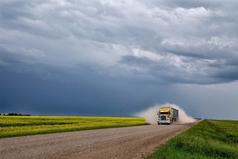 Prairie Storm Clouds Canada Saskatchewan Dramatic Summer