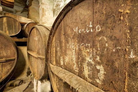 Original cellars of Palo Ripoll, Llucmajor, Majorca, Balearic Islands, Spain