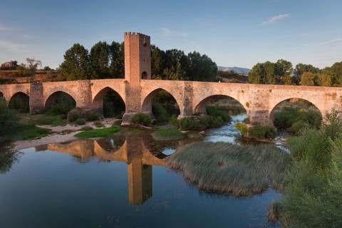 Bridge of Frias, Burgos, Castilla y Leon, Spain