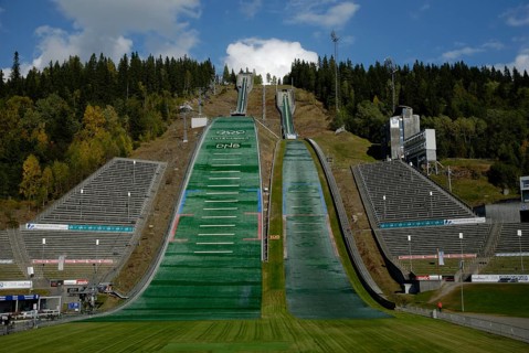 Lysgaards Bakkene, Lillehammer, Oppland, Norwegen
