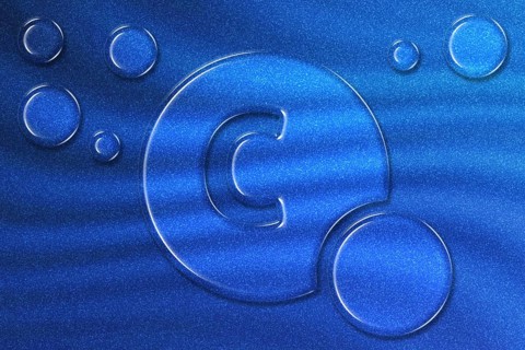 Vitamin C health Symbol, vitamin Concept, Ascorbic acid, treatment cold flu, blue glitter
