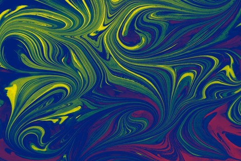 Ebru marble effect pattern design for print