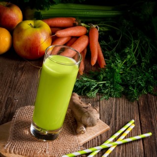 Freshly squeezed celery juice