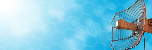 A special openwork antenna used in the telecommunications industry as well as cellular networks and