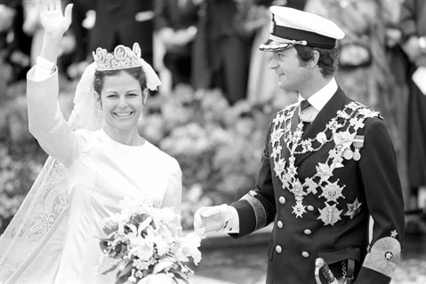 Wedding of Carl XVI Gustaf and Silvia Sommerlath. Carl XVI Gustaf, King of Sweden. Born 30 april