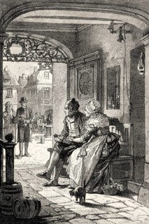 Scene from HERMANN AND DOROTHEA, an epic poem by Johann Wolfgang von Goethe