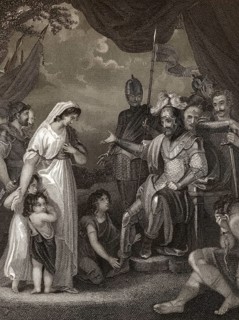 Alfred der Große, 847-899, König der Westsachsen, Befreiung der Familie von Hastings