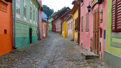 The City of Sighisoara in Romania