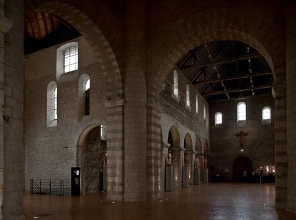 Angers. Collegiate church of St Martin. Today a museum. View into the crossing, St., Saint, Saint