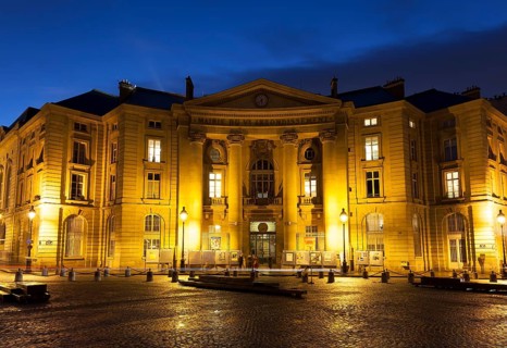 City hall of the V arrondissement, square of the Grands Hommes, Paris, Ile-de-France, France
