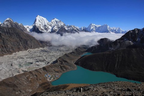 Scenic Gokyo Valley, Nepal