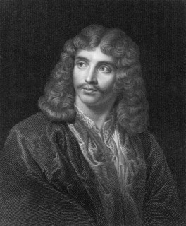 Moliere or Jean-Baptiste Poquelin, 1622-1673, a French actor, theater director and playwright,