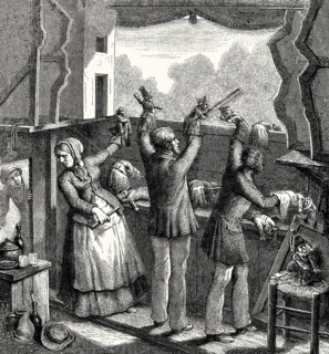 Le Théâtre de Guignol, French puppet show, 19th century