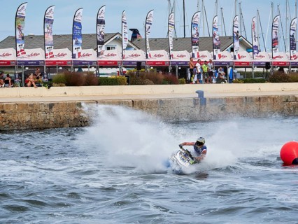 Olbia, Italy - September 16 - 2022 Aquabike world Championship gran prix of Italy