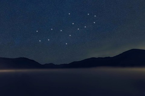 Virgo star constellation, Night sky, Cluster of stars, Deep space, Virgin constellation