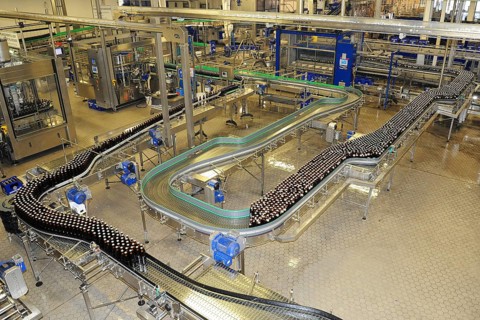 Schneider Weiße wheat beer bottling plant in Kehlheim