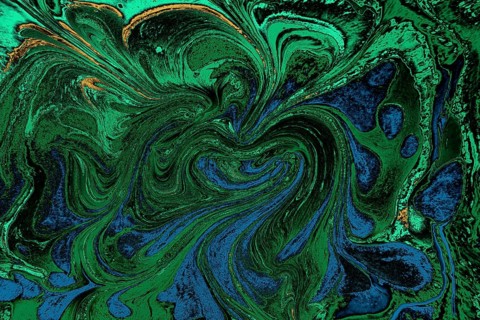 Ebru marble effect surface pattern design for print