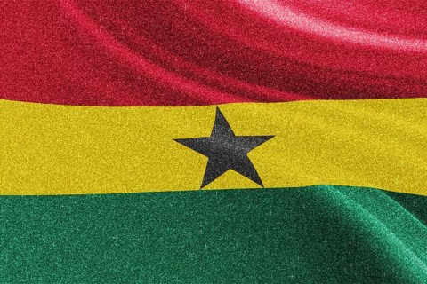 Ghana glitter flag, national flag, glittering flag sparkle background