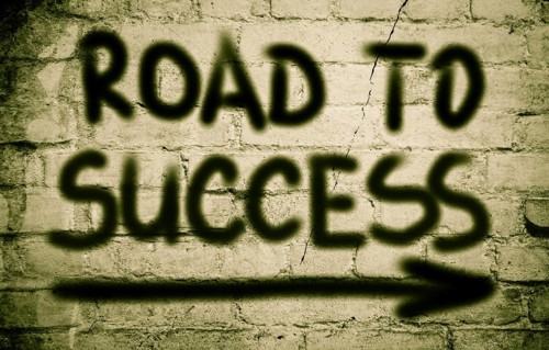Road To Success Concept