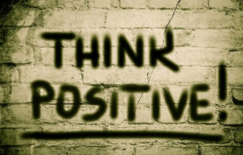 Think Positive Concept