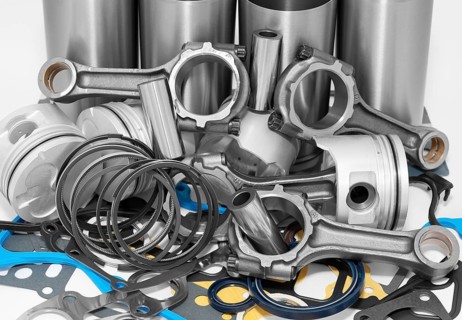 A lot of different auto spare parts