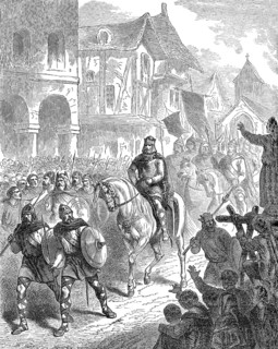 Charles Martel, Carolus Martellus, circa 688-741, Frankish military and political leader from the