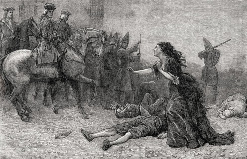 The Rescue of the Duchess of Popoli, Siege of Barcelona, 18th century, War of Spanish Succession,