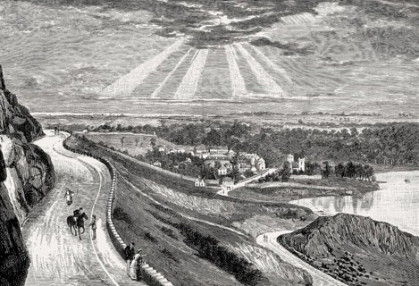 Duddingston, a former village in the east of Edinburgh, Scotland, 19th century