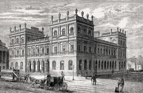 General Post Office at the East End of Princes Street, Edinburgh, Scotland, 19th century