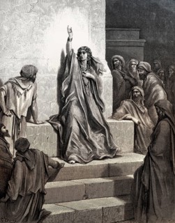 Deborah Praises Jael, Old Testament, Gustave Doré, 1863