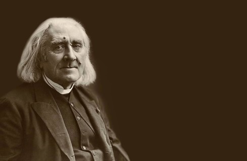 Portrait of Franz Liszt, 1811-1886, Hungarian composer, virtuoso pianist, photograph by Nadar,
