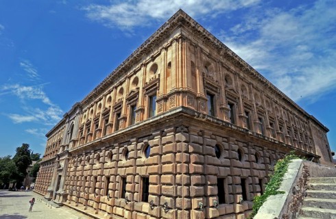 Spain, Andalusia, Granada, Alhambra, Palace of Charles V