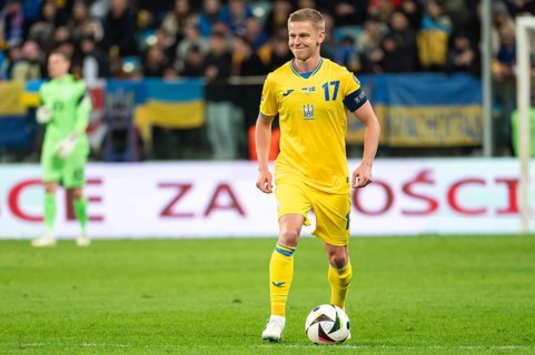 WROCLAW, POLAND - MARCH 26, 2024: Qualifications for UEFA Euro 2024. Final play-off match Ukraine -