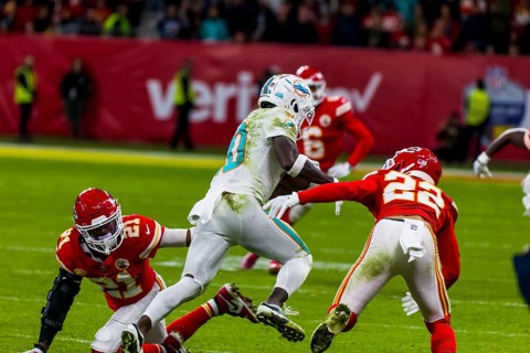 NFL International Series /Game : Miami Dolphins vs. Kansas City Chiefs  on 05. Nov. 2023, in the