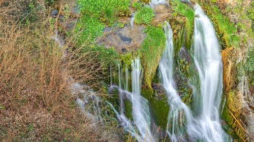 Paseo del Molinar Path, Molinar River Waterfall, Tobera, Montes Obarenes-San Zadornil Natural Park,