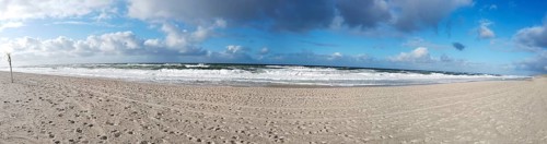 Landscape at the beach of Sylt, Germany