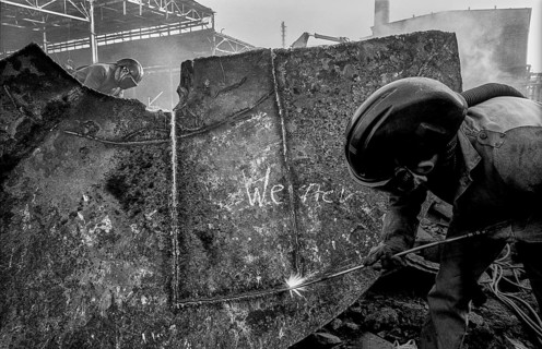 Germany, Bitterfeld, 31 March 1992, Chemiekombinat Bitterfeld, decommissioned Bitterfeld power