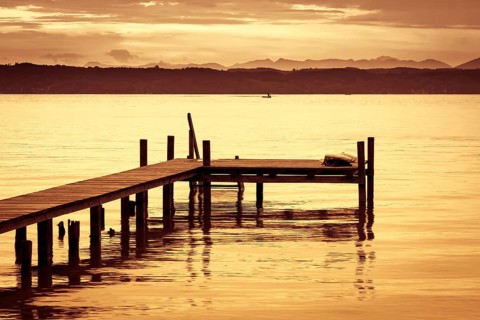 An image of the Starnberg Lake in Germany
