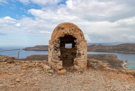 A picture of the Gramvousa Fort