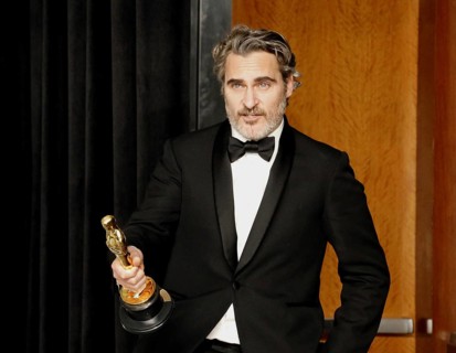 Joaquin Phoenix at the 92nd Academy Awards, Press Room held at the Dolby Theatre in Hollywood, USA