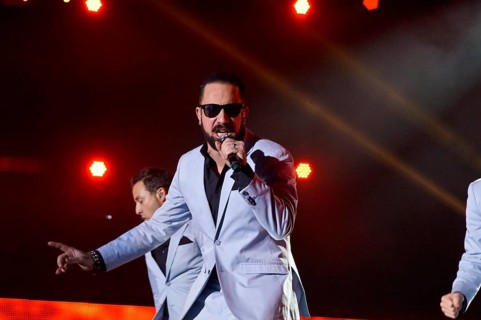 The Backstreet Boys at the O2 World in Hamburg, 29/03/2014, Hamburg, Germany